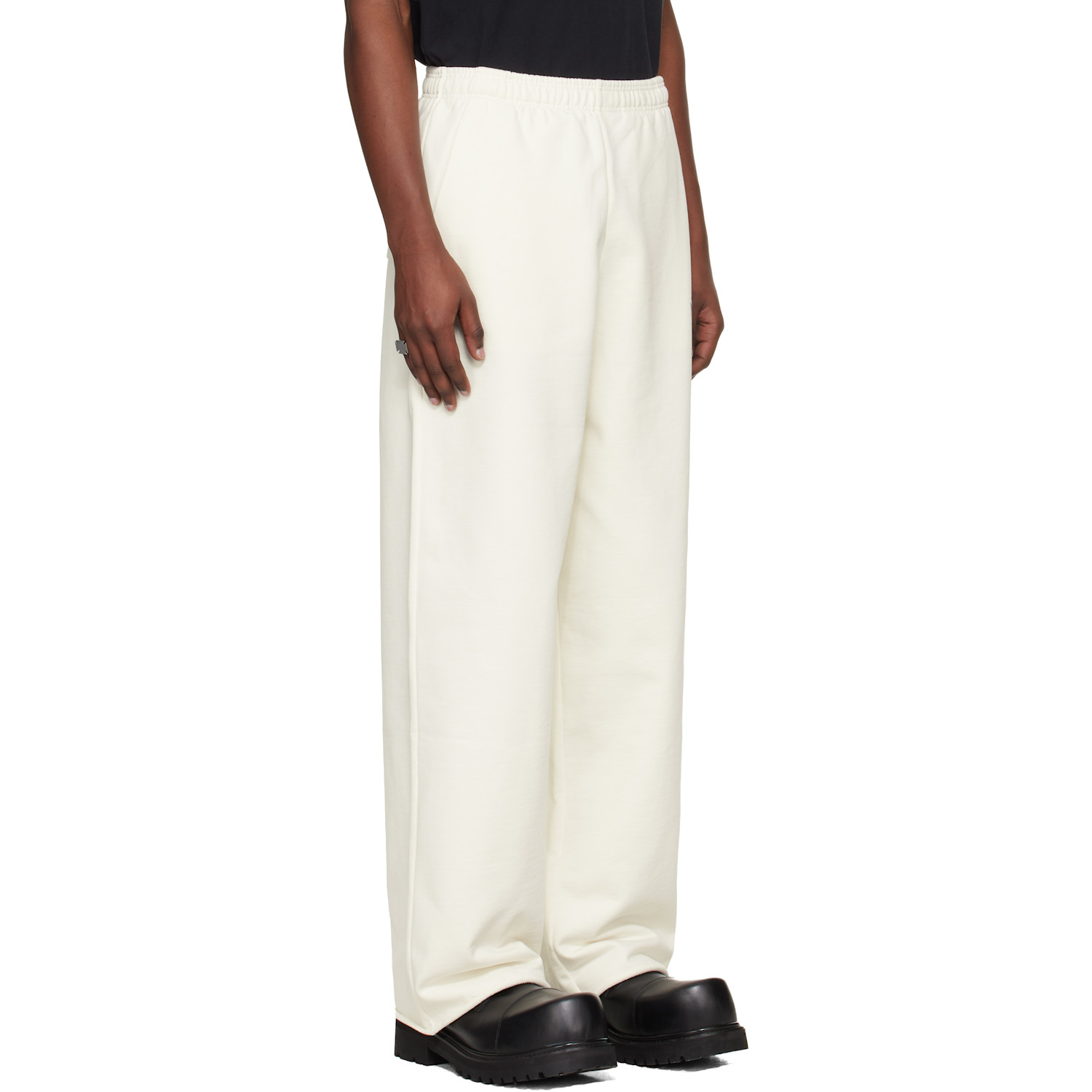  Vetements Off-white Biker Cross Stripe Sweatpants 