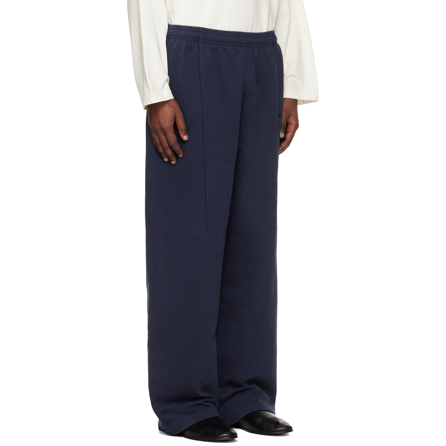  Vetements Navy Cut Sweatpants 