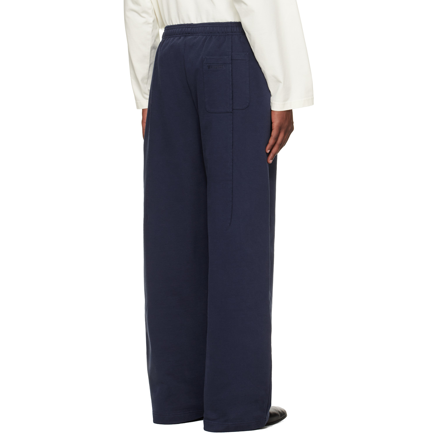  Vetements Navy Cut Sweatpants 