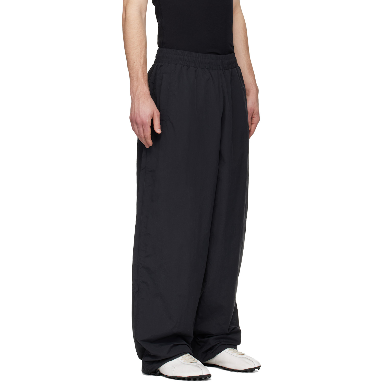  Vetements Black 'global Mf' Track Pants 