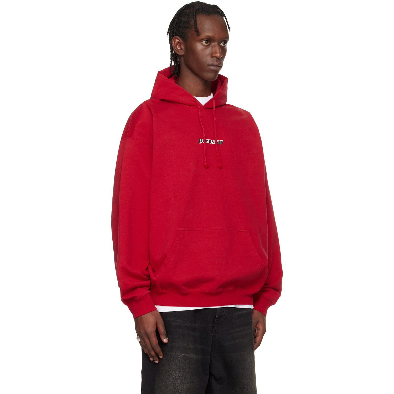  Vetements Red 'pornstar' Hoodie 