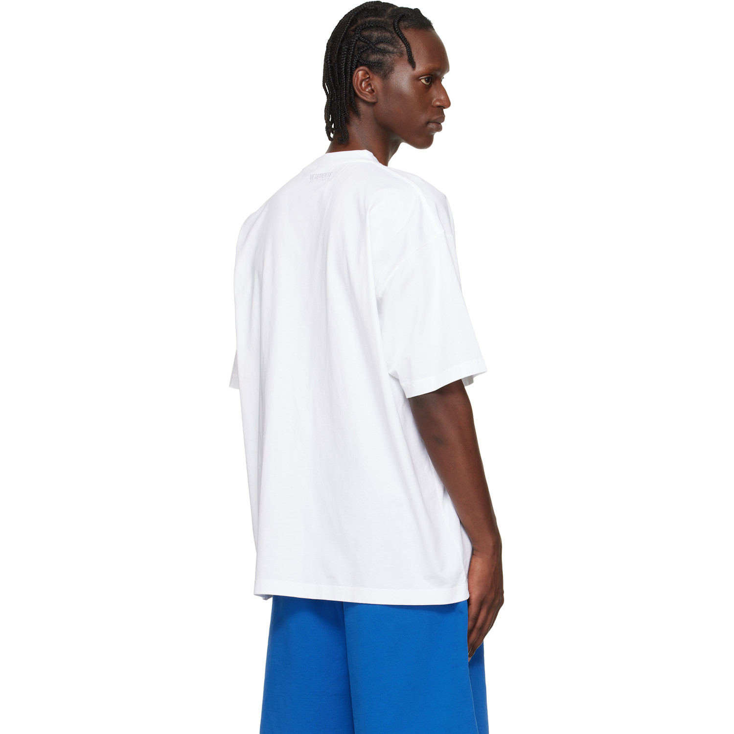  Vetements White Sticker T-shirt 