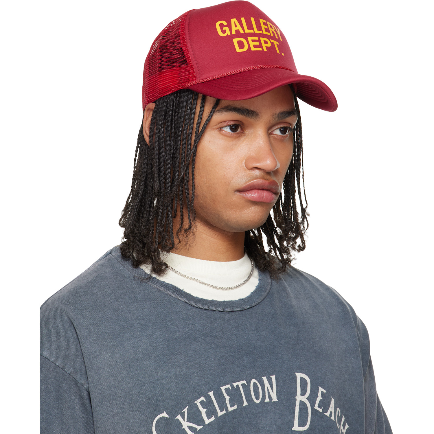  Gallery Dept. Red Gd Logo Trucker Cap 