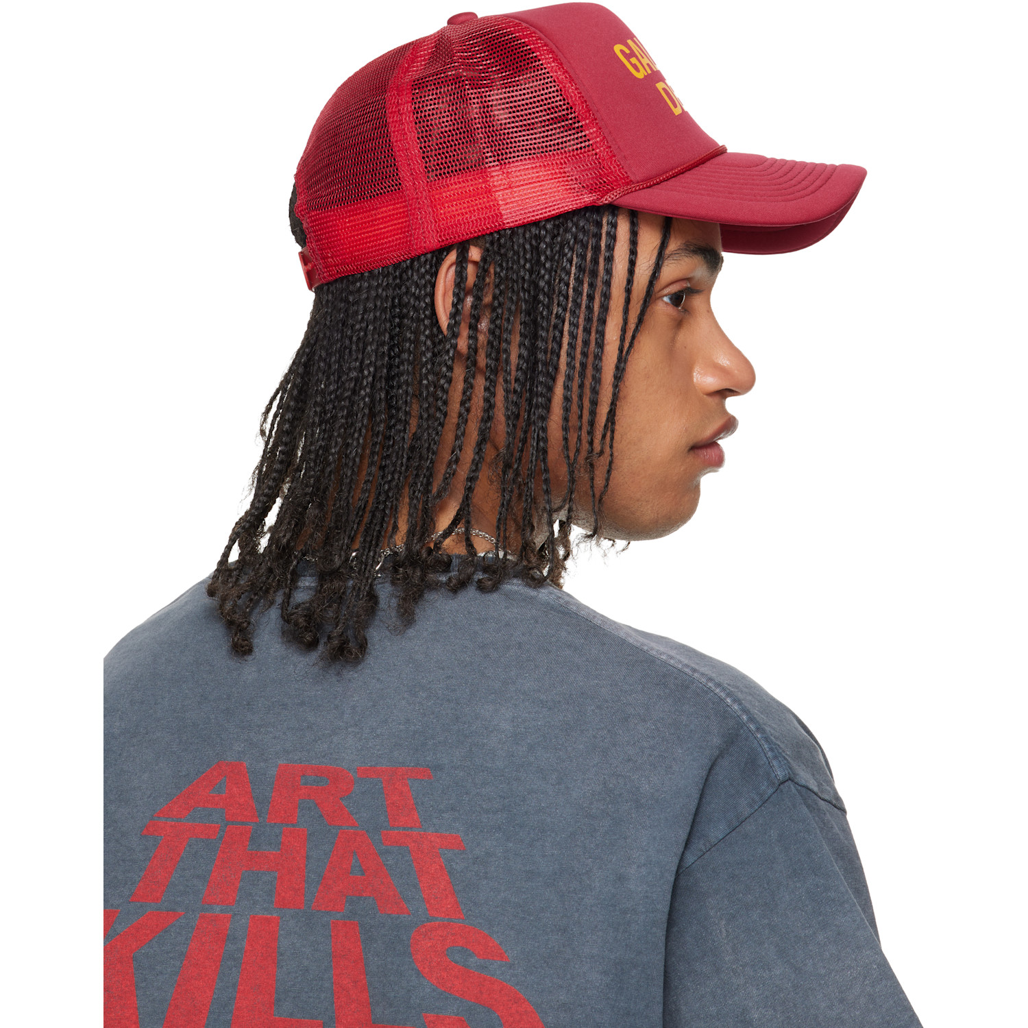  Gallery Dept. Red Gd Logo Trucker Cap 