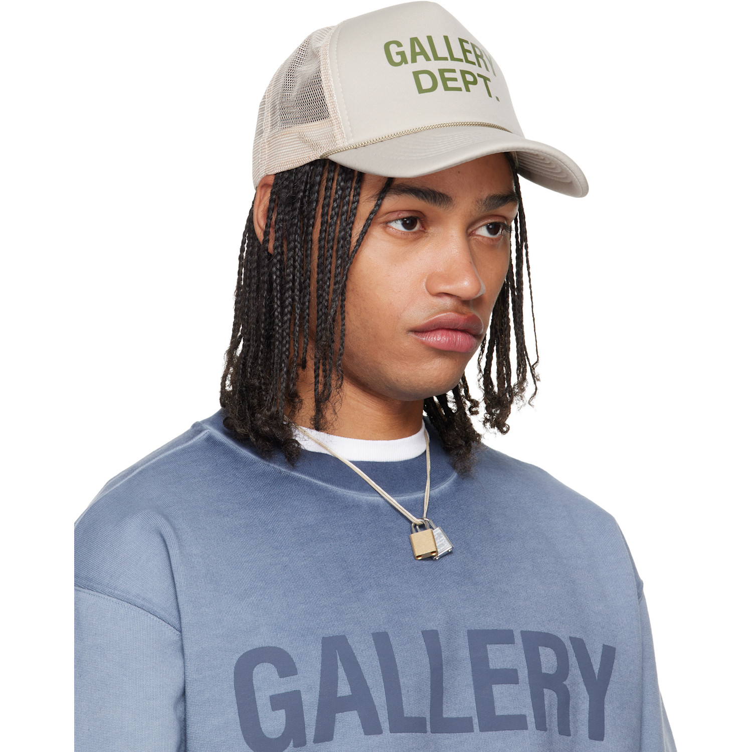  Gallery Dept. Gray Gd Logo Trucker Cap 