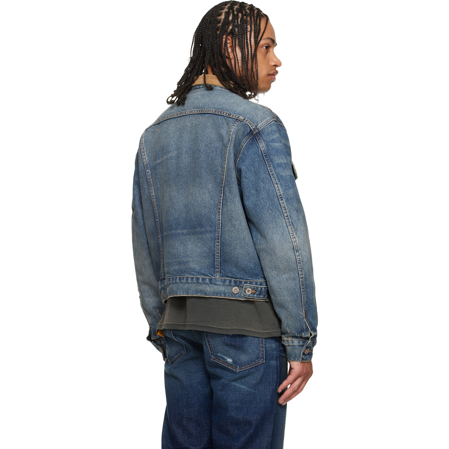  Gallery Dept. Blue Santa Fe Denim Trucker Jacket 