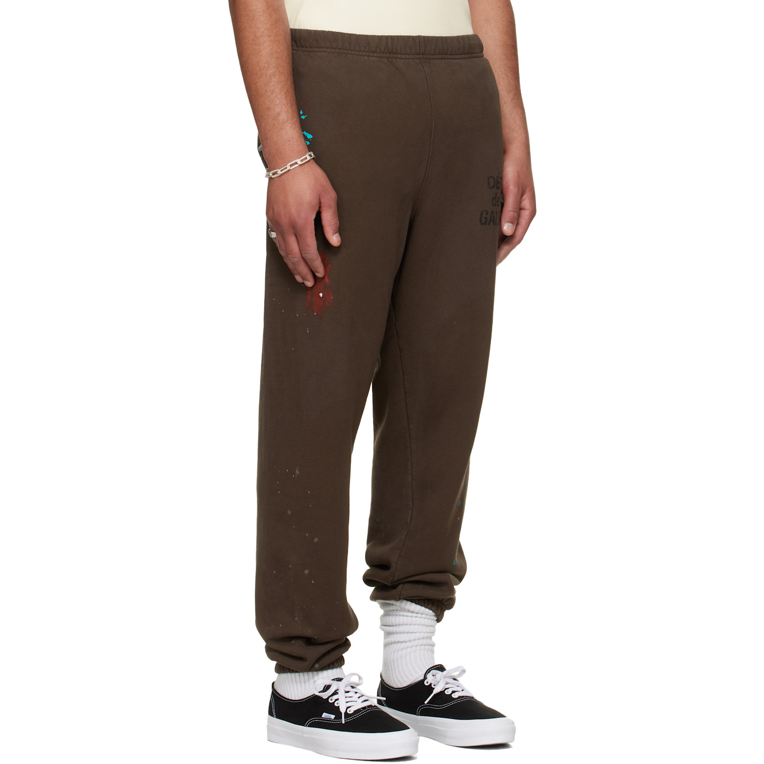  Gallery Dept. Brown Gd French Logo Sweatpants 