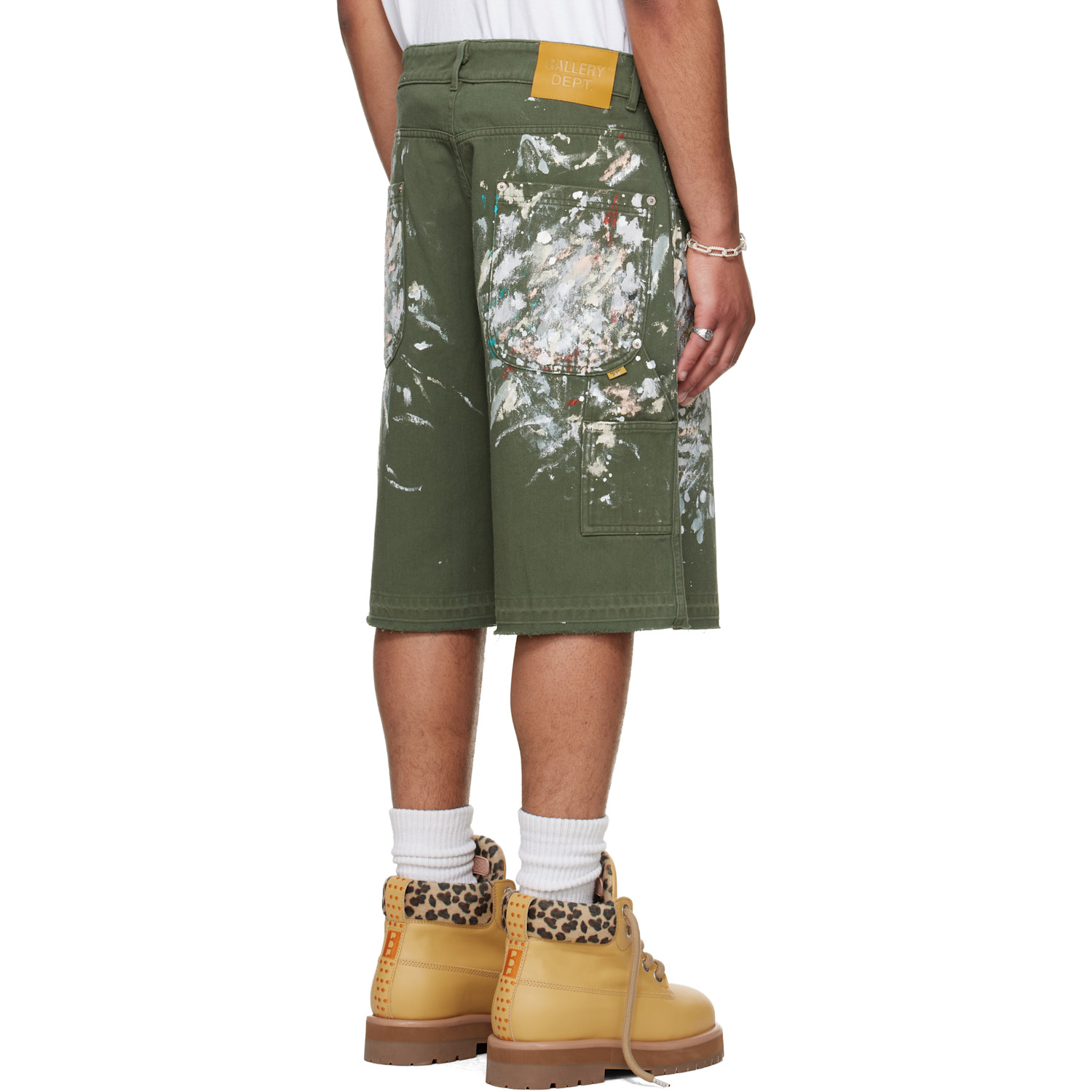  Gallery Dept. Green Platoon Painter Shorts 