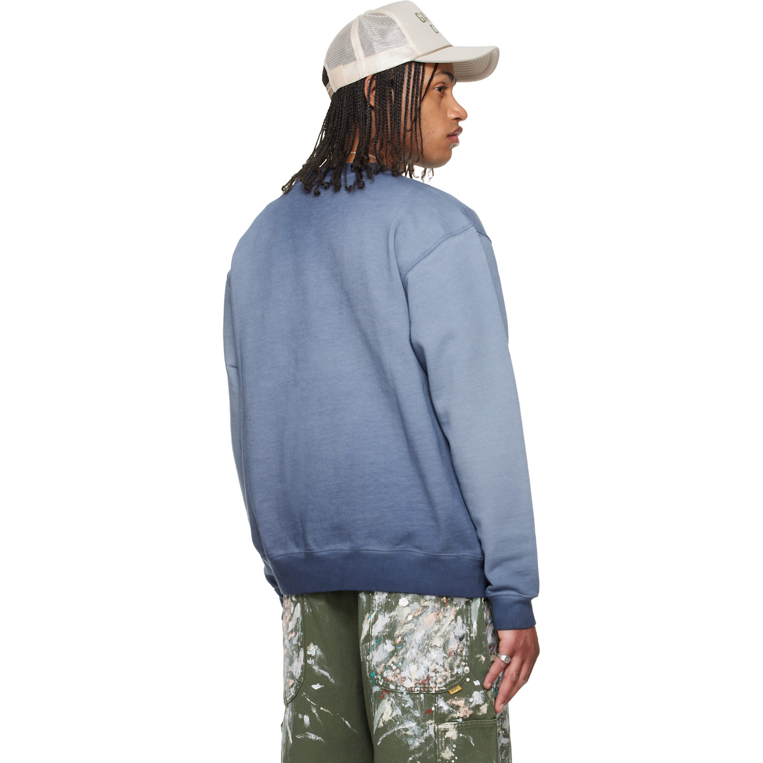  Gallery Dept. Blue Basic Crewneck Sweatshirt 