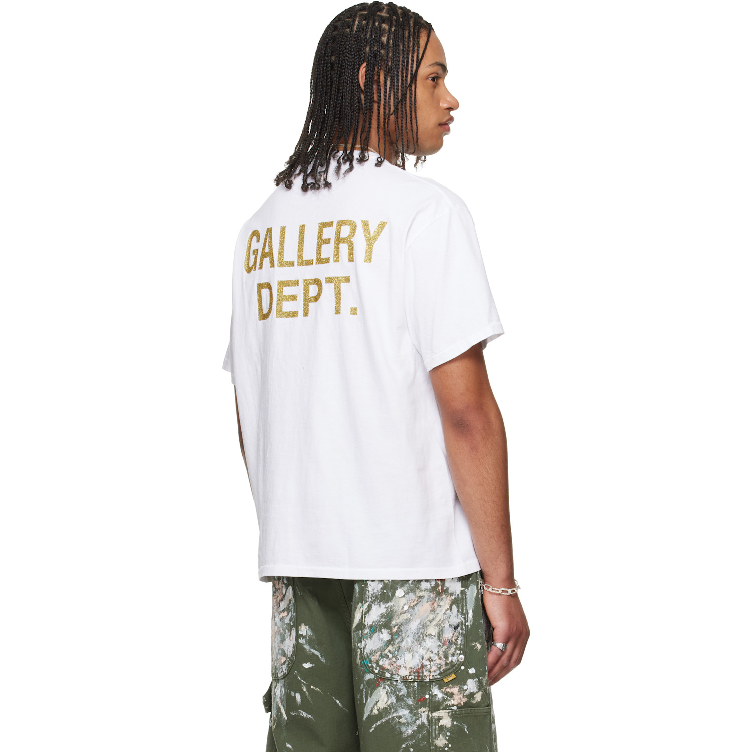  Gallery Dept. White Gd Logo Dusty T-shirt 