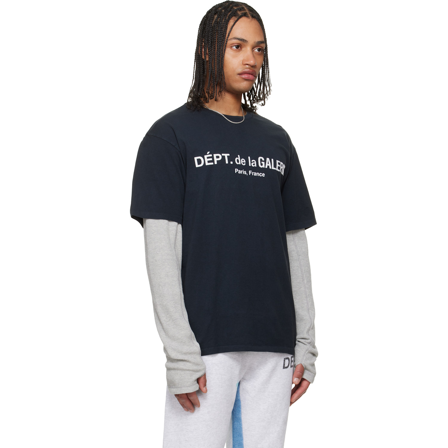  Gallery Dept. Black French Logo Lux T-shirt 