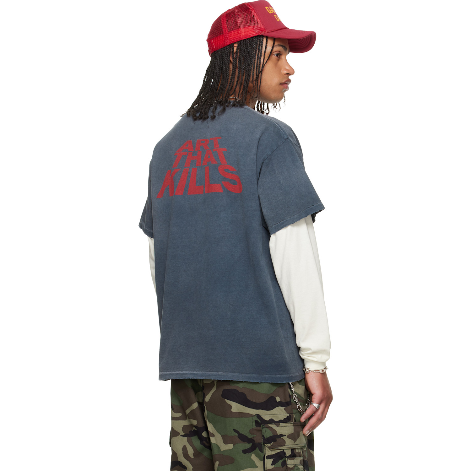  Gallery Dept. Gray Skeleton Beach Grit T-shirt 