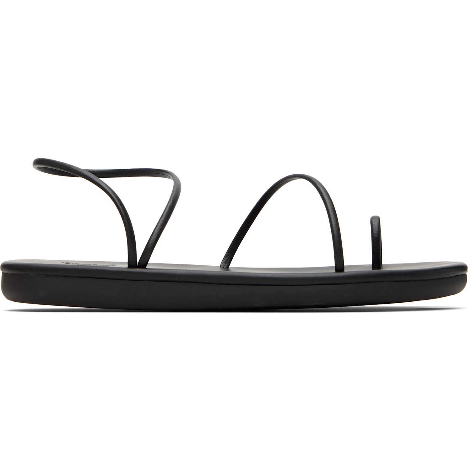 Ancient Greek Sandals Black Kansiz Sandals