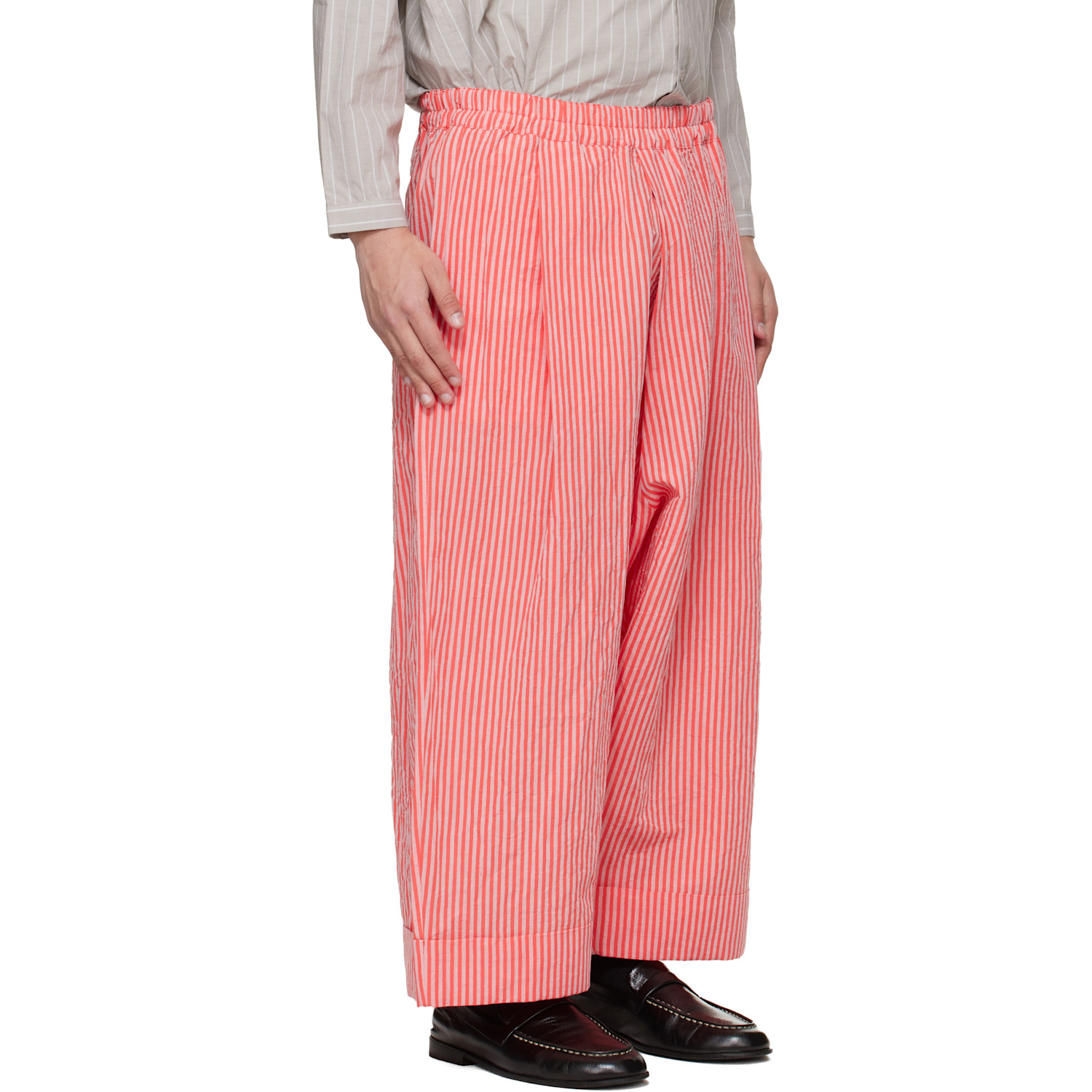  Toogood Red & Pink 'the Baker' Trousers 