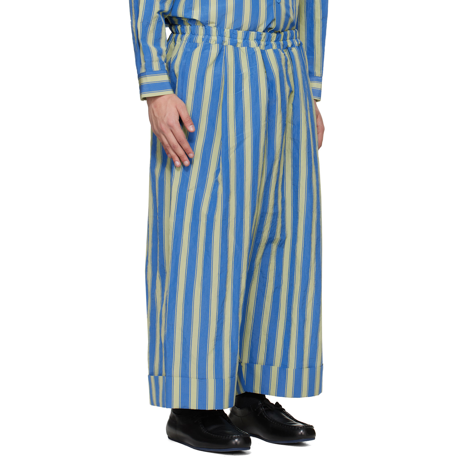  Toogood Blue & Green 'the Baker' Trousers 