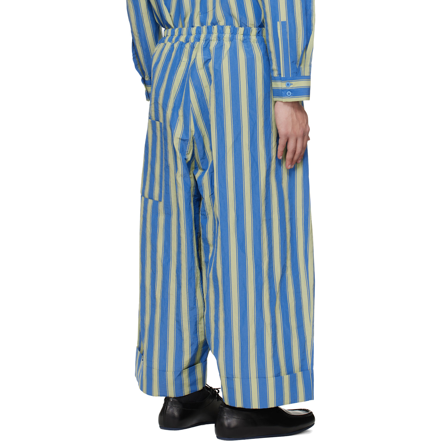  Toogood Blue & Green 'the Baker' Trousers 