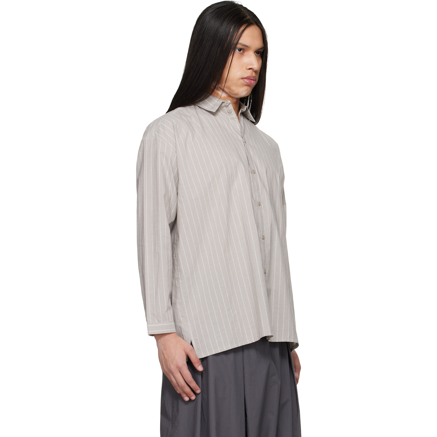  Toogood Taupe 'the Draughtsman' Shirt 