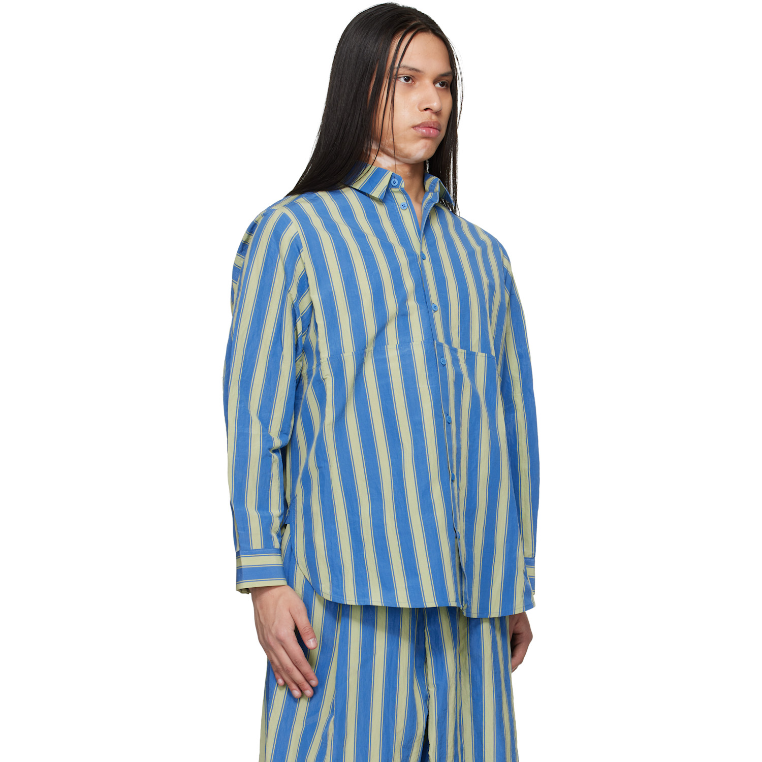  Toogood Blue & Green 'the Clown' Shirt 