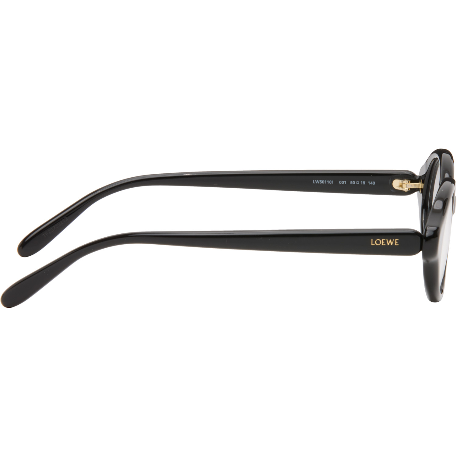  Loewe Black Slim Glasses 
