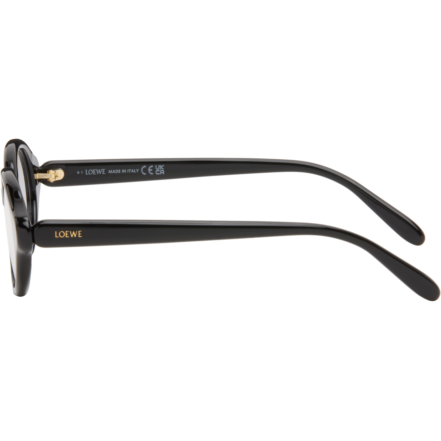  Loewe Black Slim Glasses 