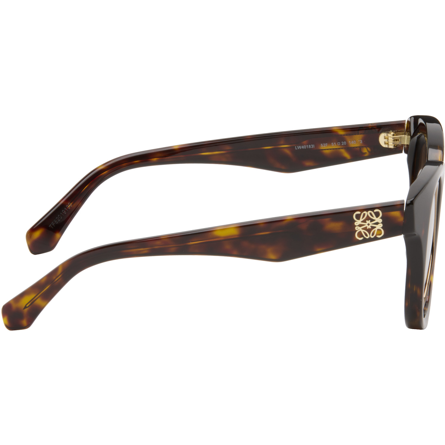  Loewe Brown Mini Anagram Butterfly Sunglasses 