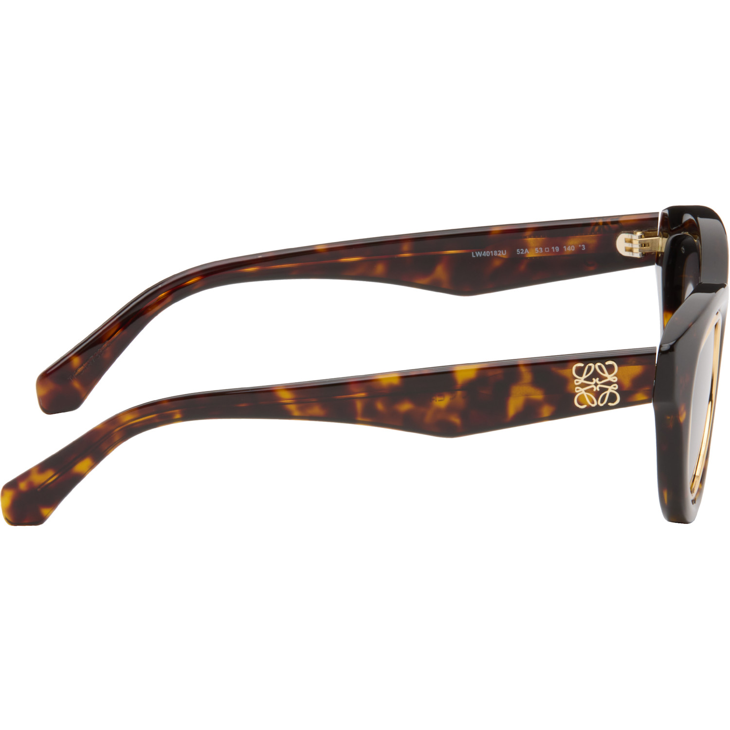  Loewe Brown Mini Anagram Cateye Sunglasses 