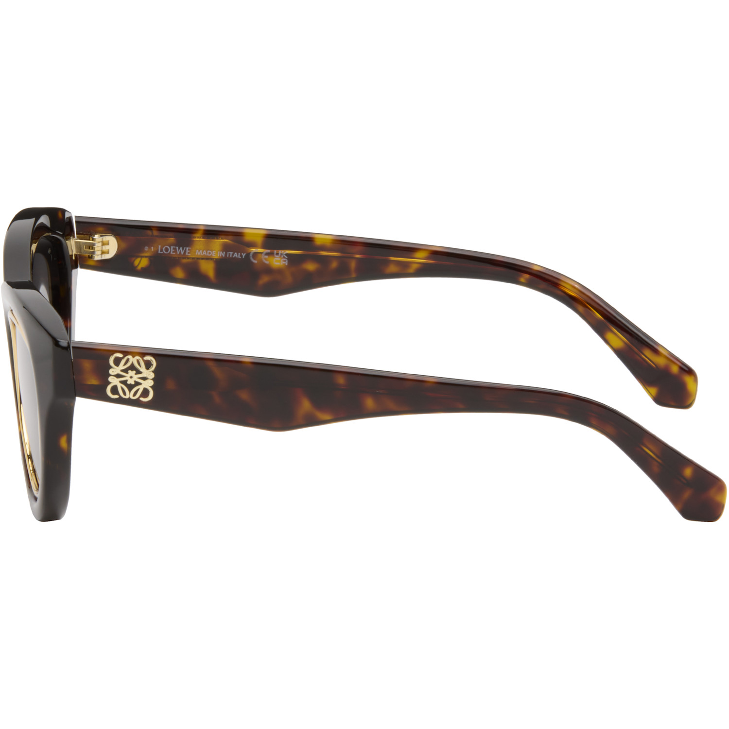  Loewe Brown Mini Anagram Cateye Sunglasses 