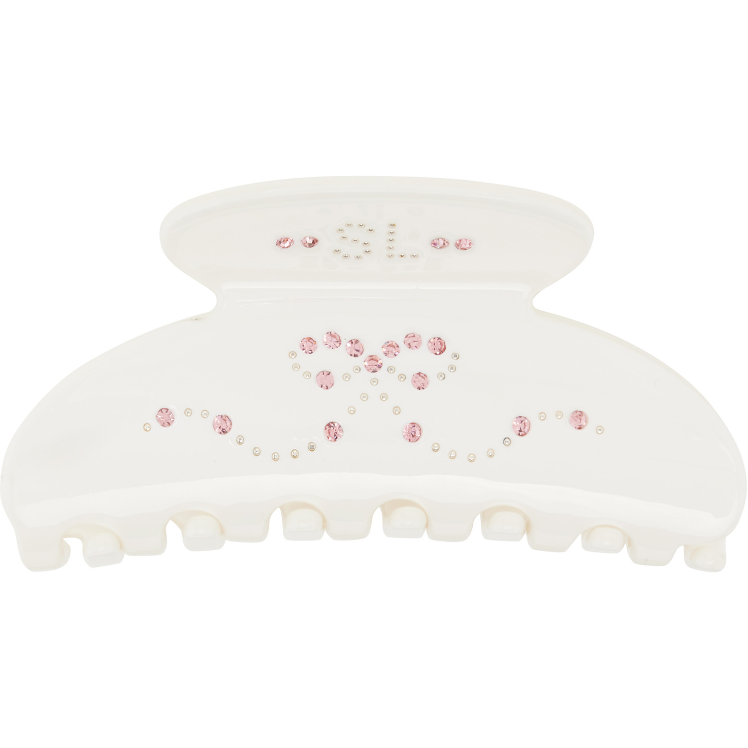  Sandy Liang White Princess Hair Claw Hair Clip 