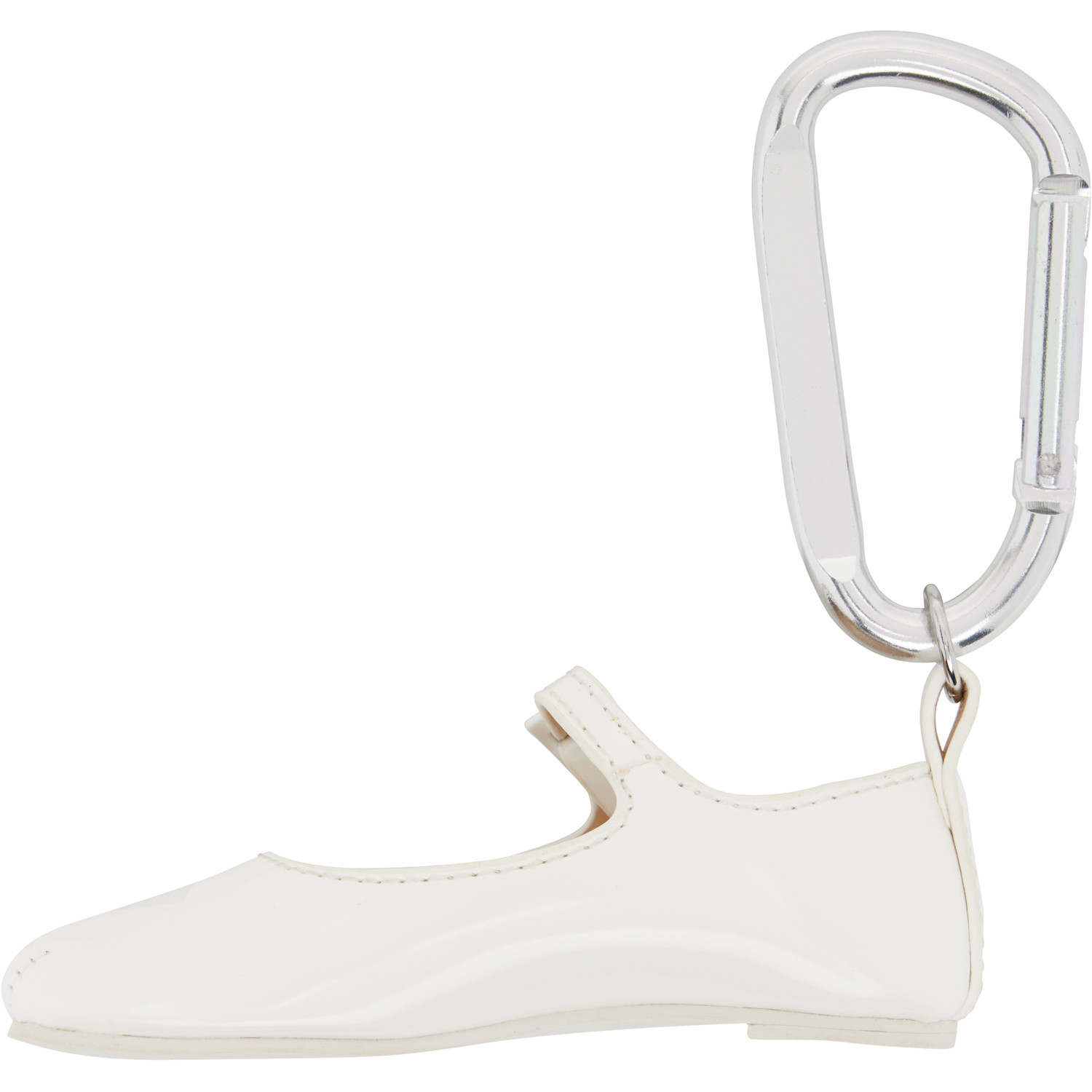  Sandy Liang White Mary Jane Pointe Bag Charm 