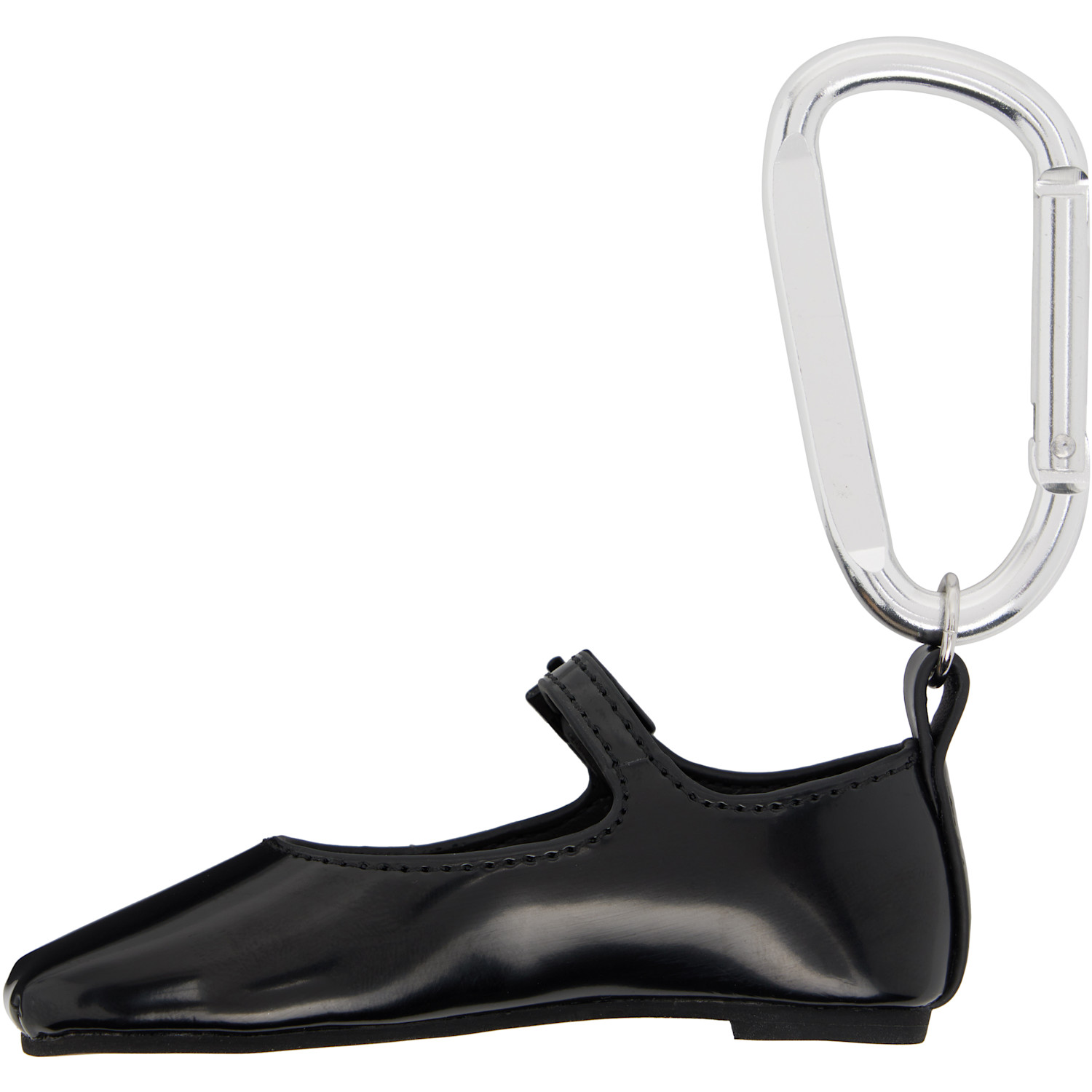  Sandy Liang Black Mary Jane Pointe Bag Charm 