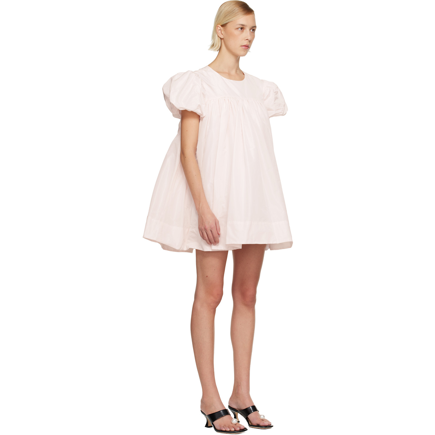  Sandy Liang Pink Miyo Minidress 