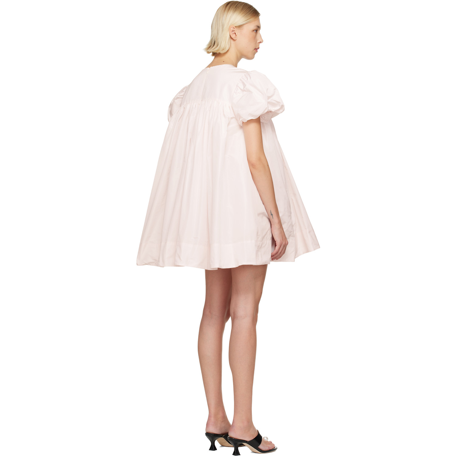  Sandy Liang Pink Miyo Minidress 