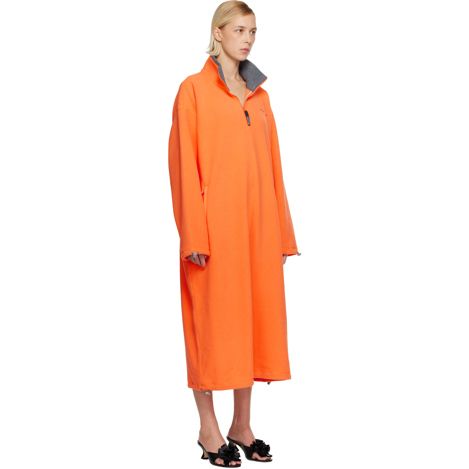  Sandy Liang Orange Sloane Maxi Dress 