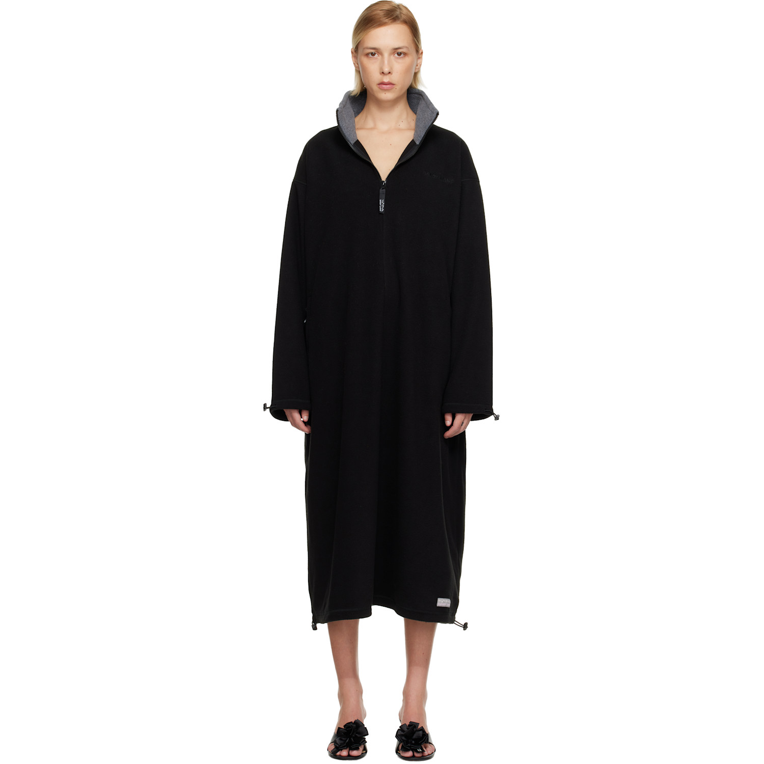 Sandy Liang Black Sloane Maxi Dress