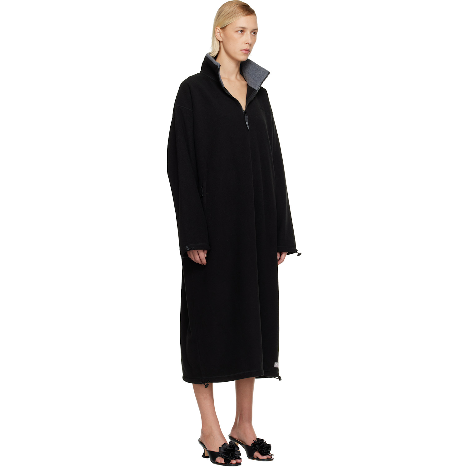  Sandy Liang Black Sloane Maxi Dress 