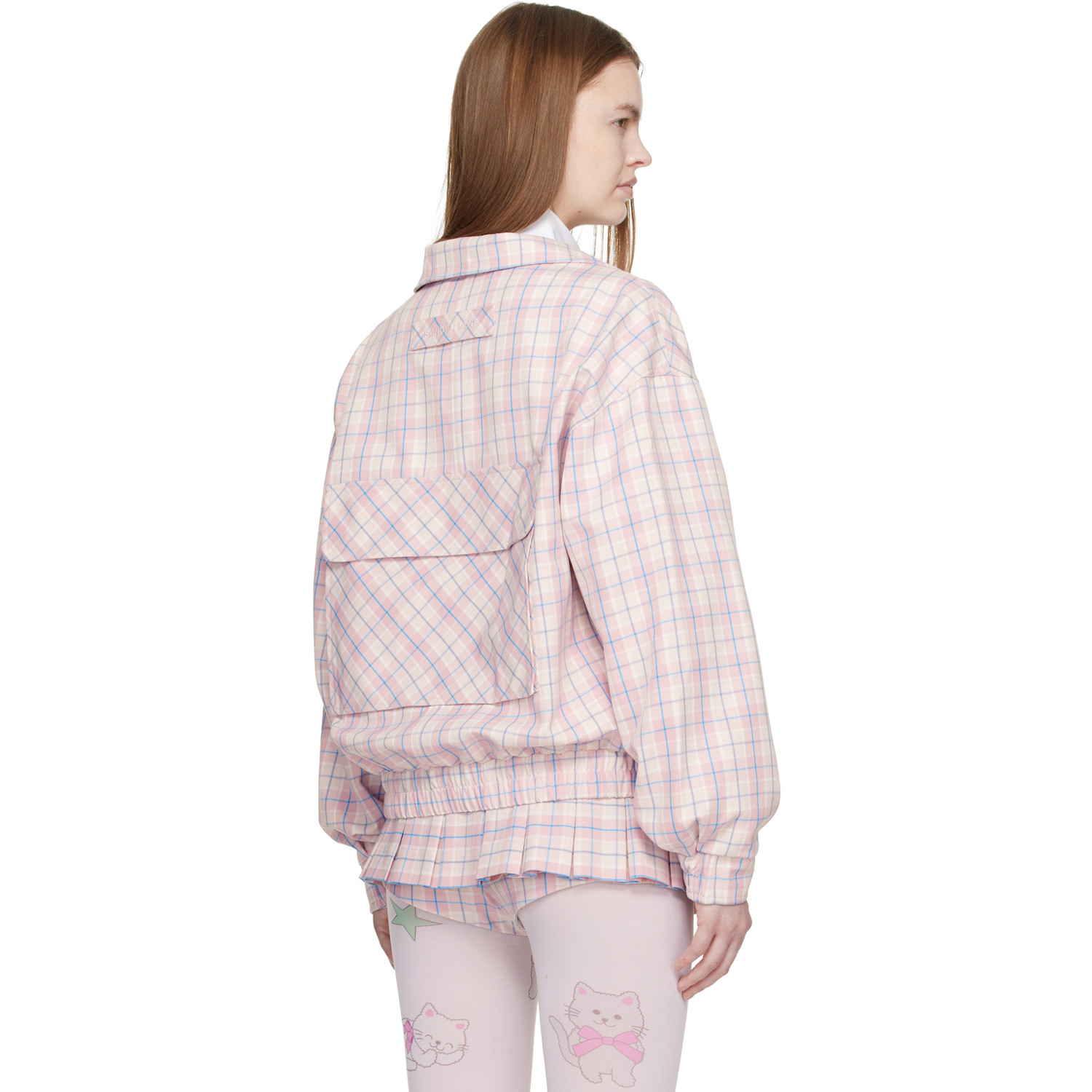  Sandy Liang Pink Papas Jacket 