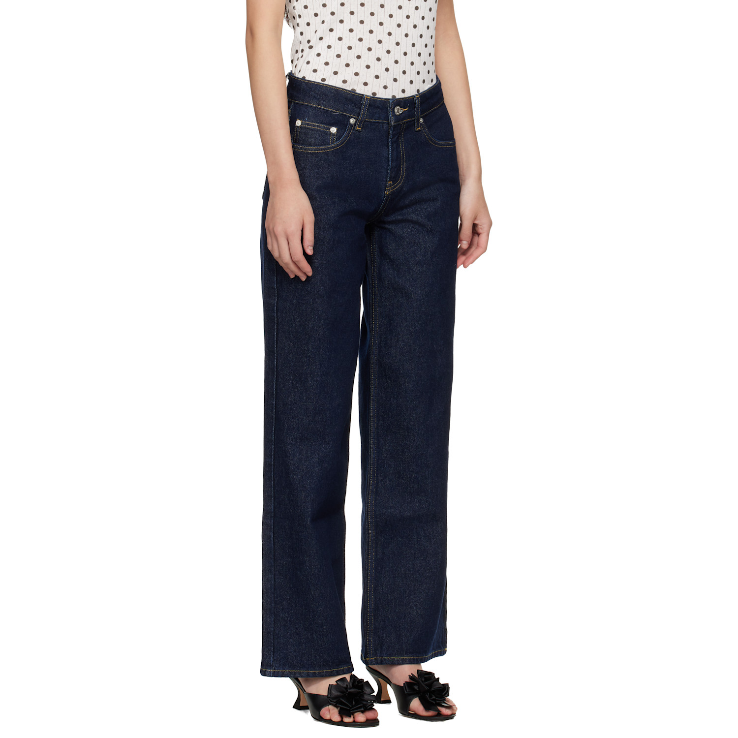  Sandy Liang Blue Taro Jeans 