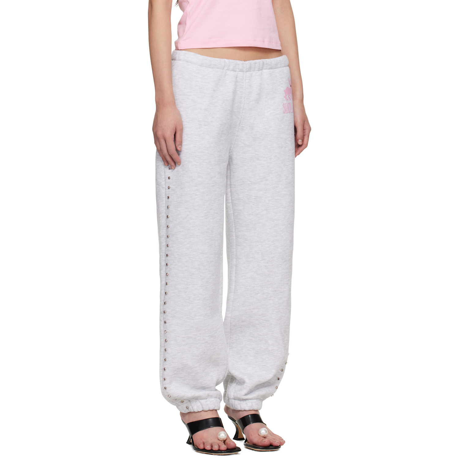  Sandy Liang Gray Lucius Sweatpants 