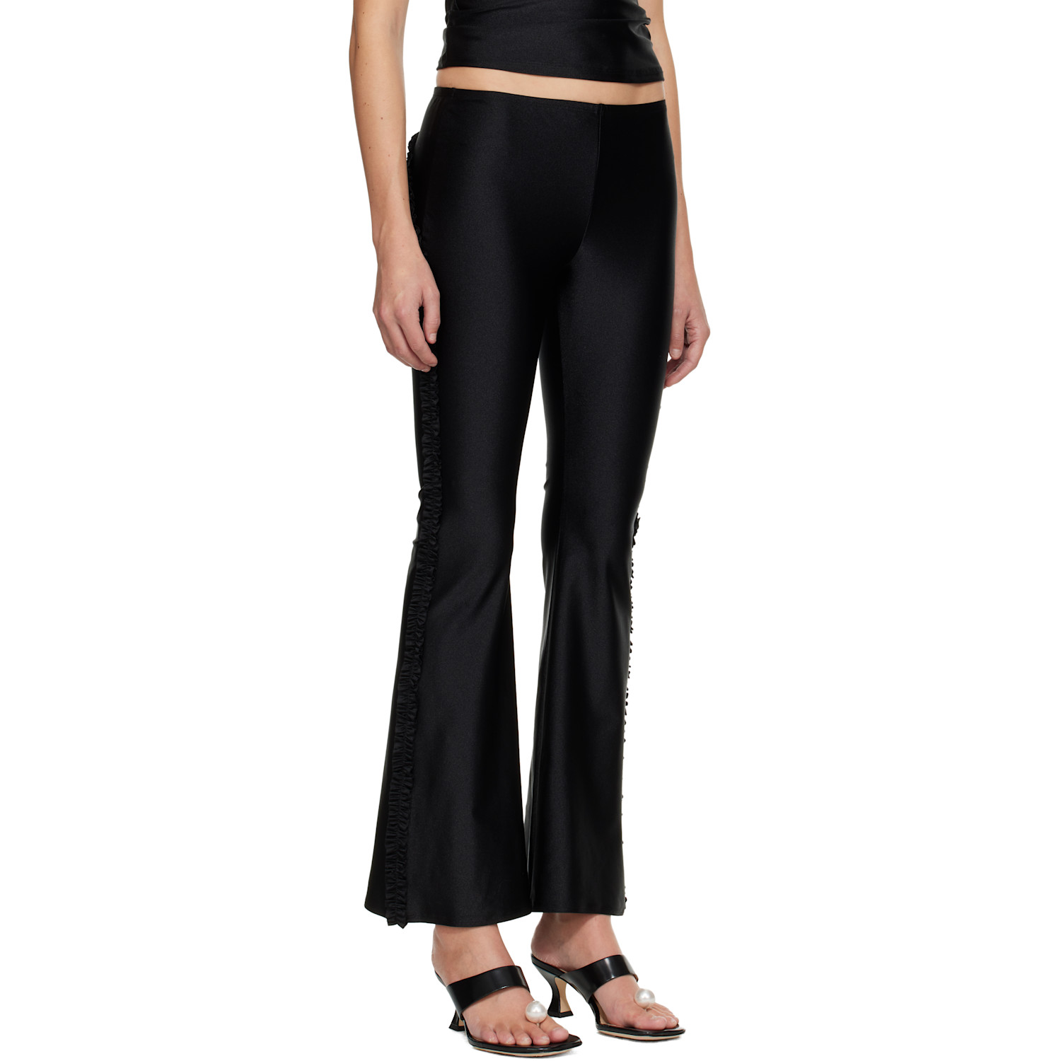  Sandy Liang Black Abbey Lounge Pants 