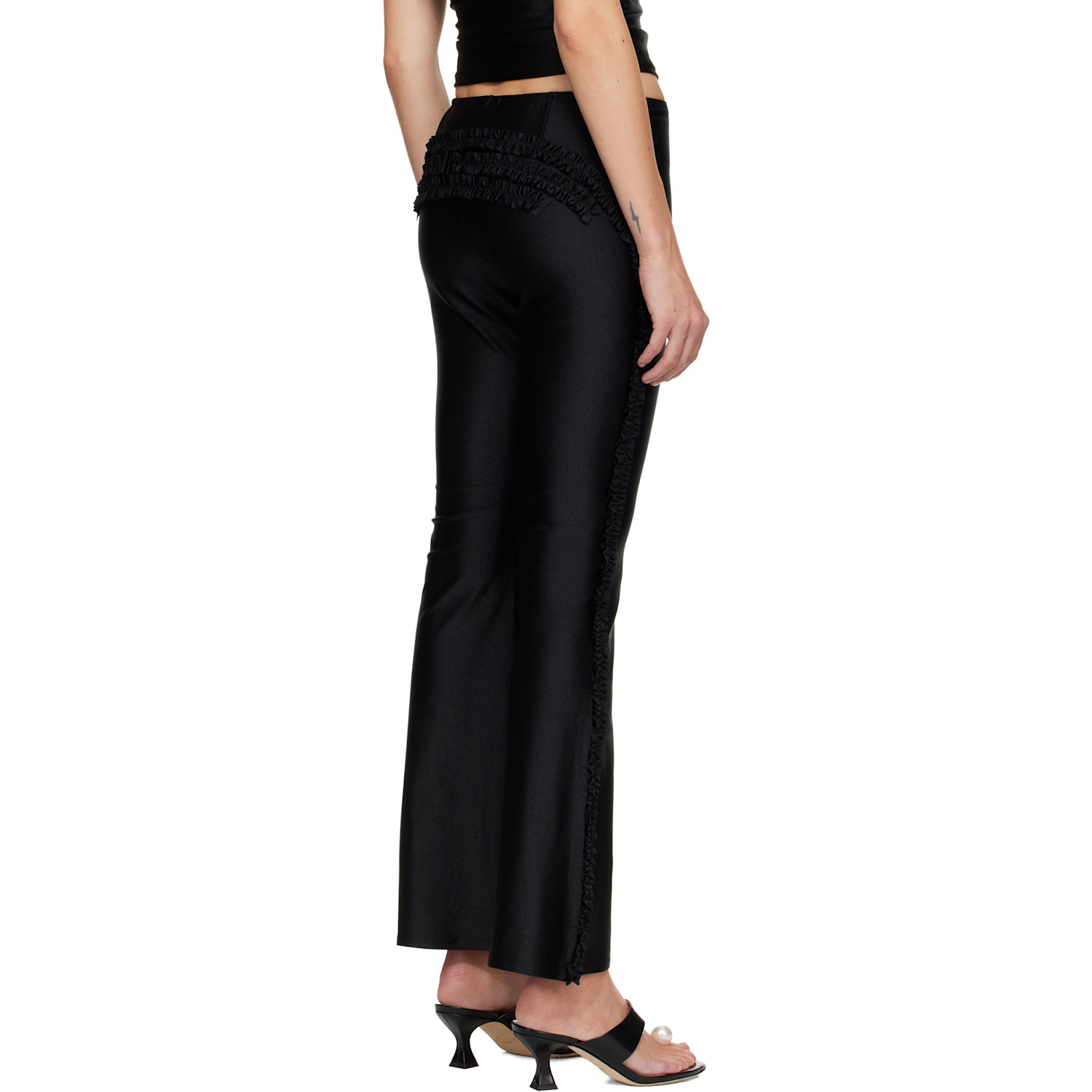  Sandy Liang Black Abbey Lounge Pants 
