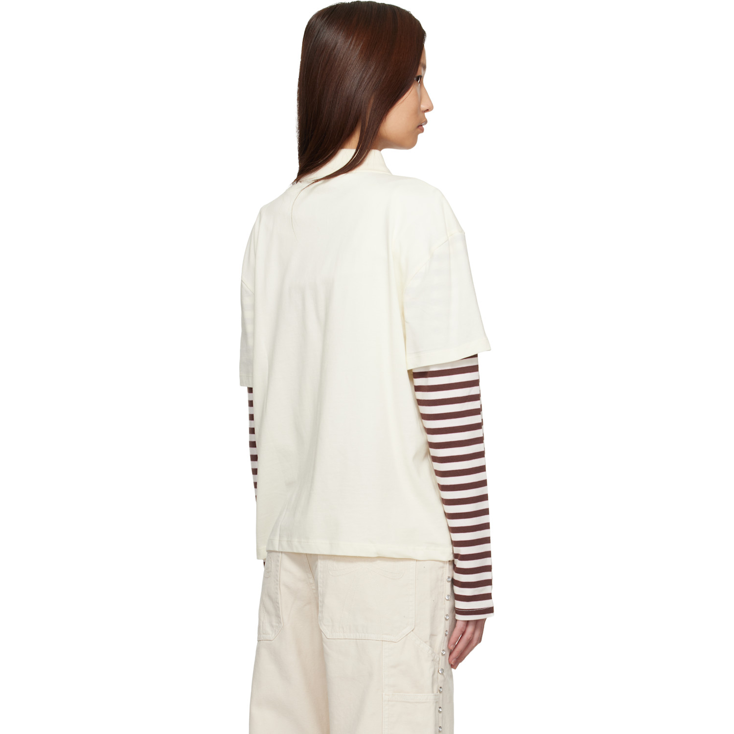  Sandy Liang Off-white Dew Polo 