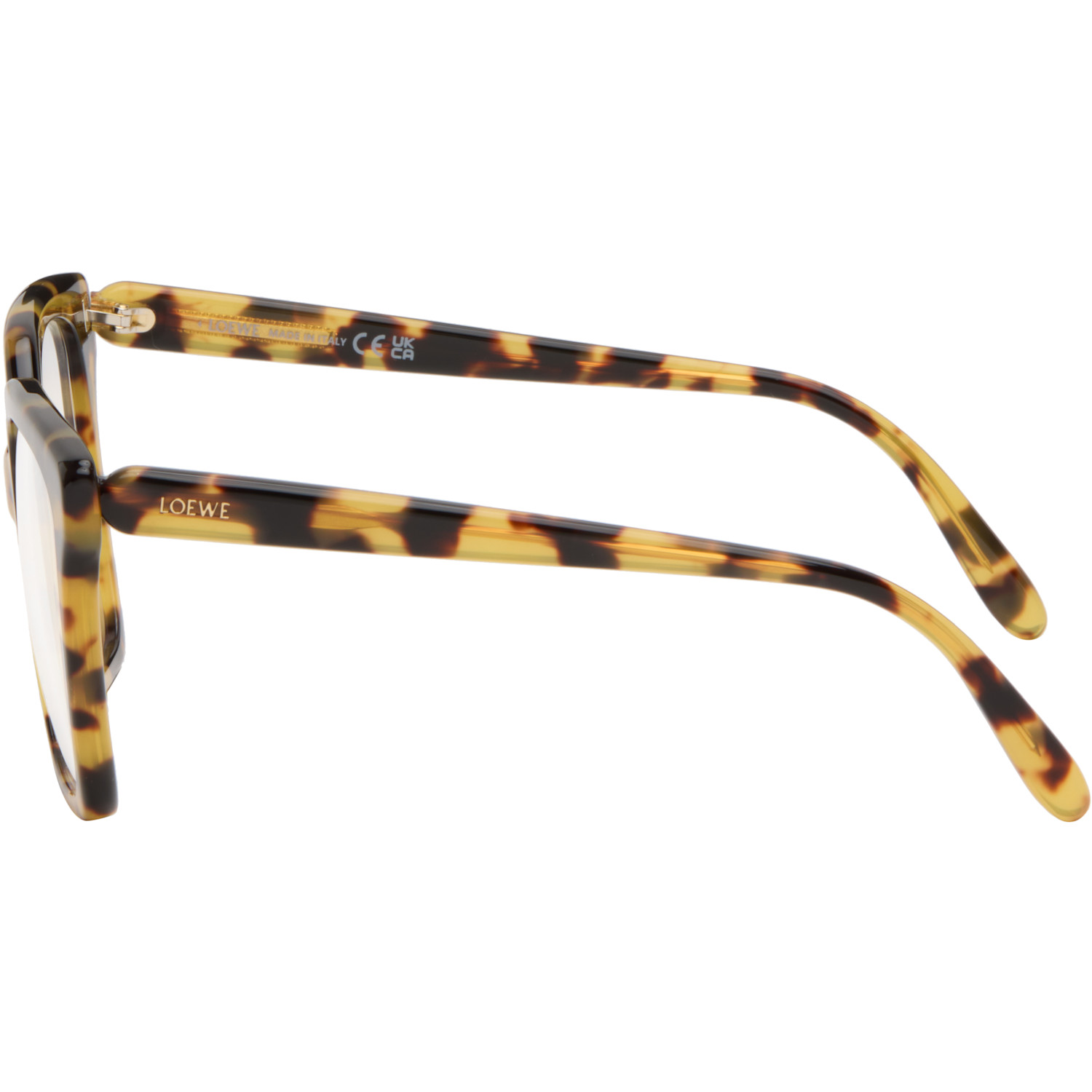  Loewe Yellow & Black Slim Glasses 