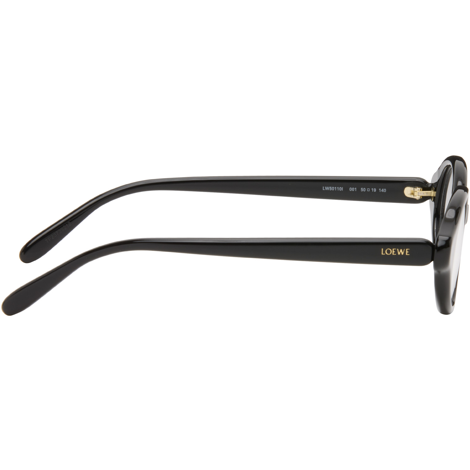  Loewe Black Slim Glasses 