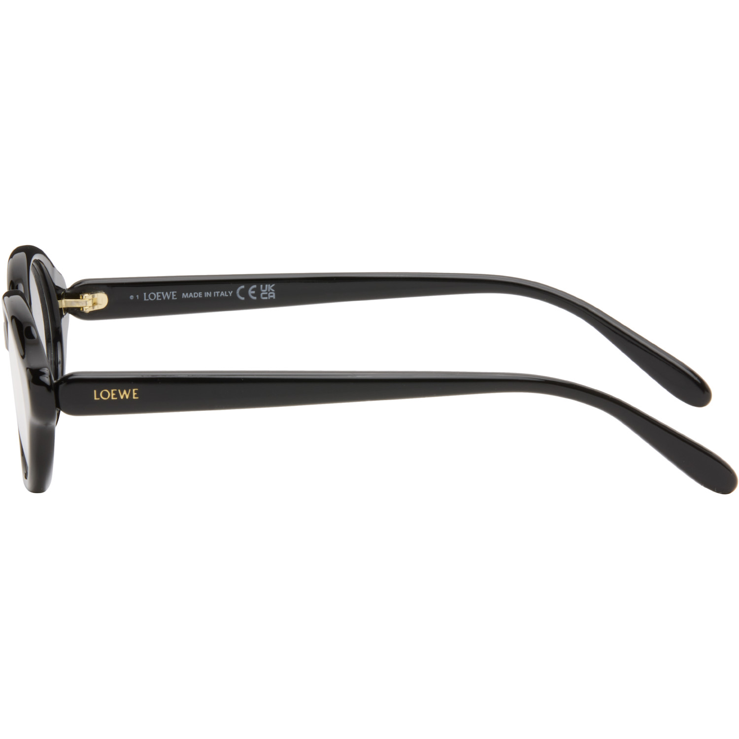  Loewe Black Slim Glasses 