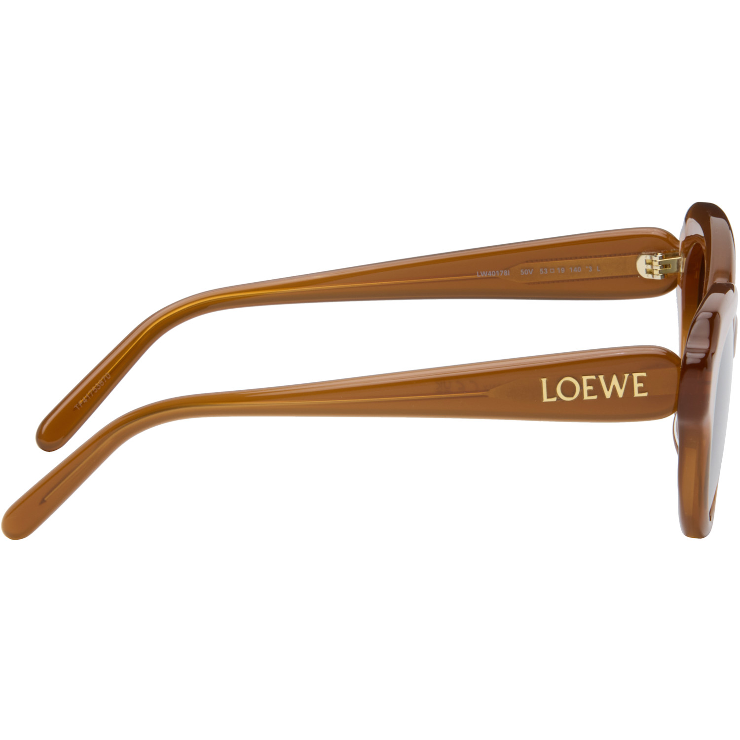  Loewe Orange Swan Slim Sunglasses 