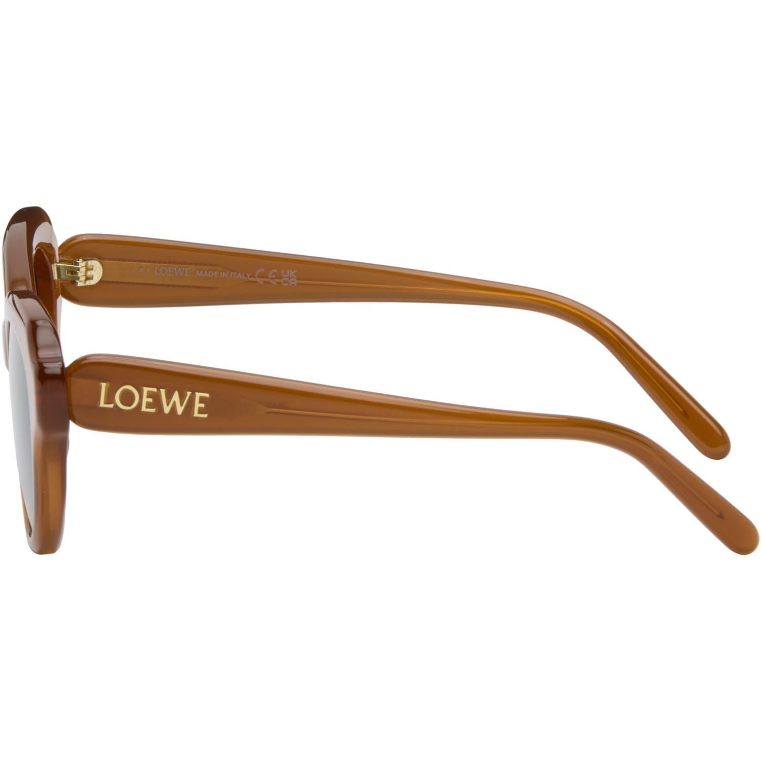  Loewe Orange Swan Slim Sunglasses 