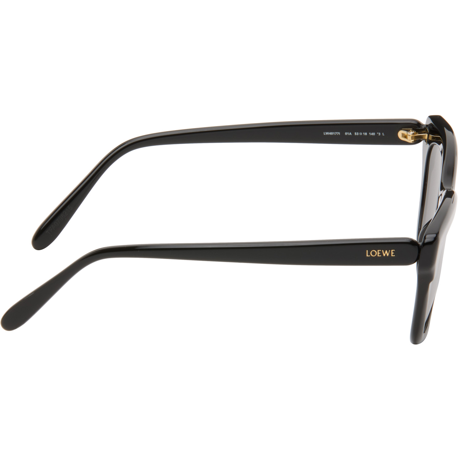  Loewe Black Slim Sunglasses 