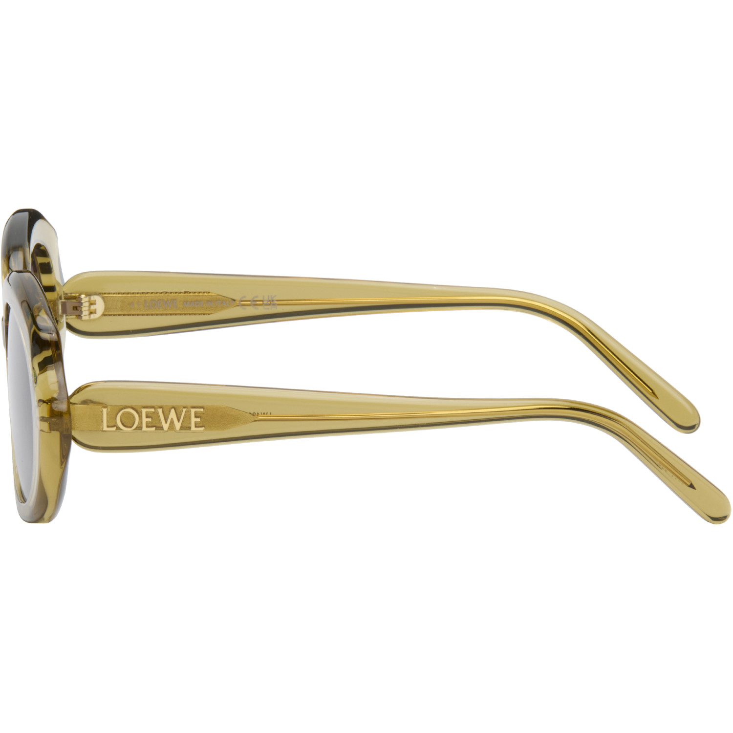  Loewe Green Swan Slim Sunglasses 