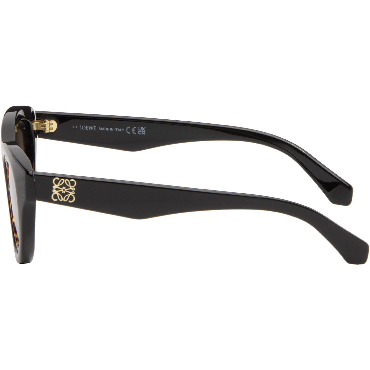  Loewe Black Mini Anagram Cat-eye Sunglasses 