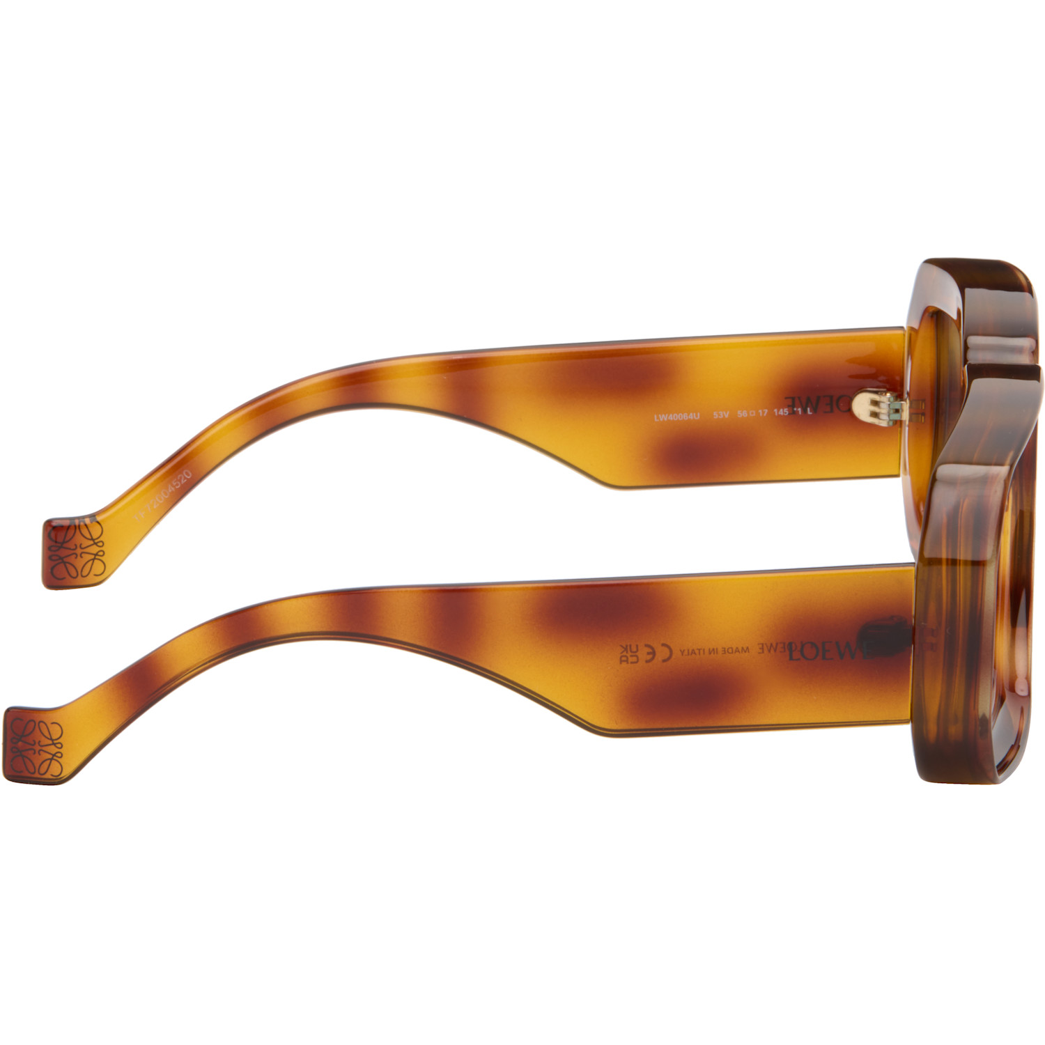 Loewe Brown Paula's Ibiza Dive In Mask Sunglasses 